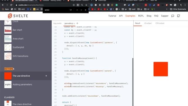 Use the Svelte Use directive if you like Vanilla.js. смотреть онлайн