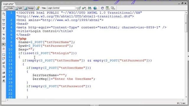 How to Create Cookie to Store the Login Info with Error Msg in PHP смотреть онлайн