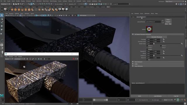 Bump Maps in 1 minute using Arnold Shaders in Maya смотреть онлайн