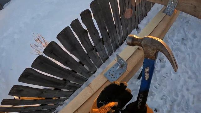 Простой навес из досок и профнастила для авто смотреть онлайн