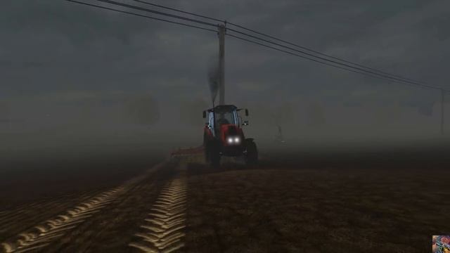 FS2015 - Один российский край - 42 - пасмурно, новый комбайн, полевые работы и кормосмесь