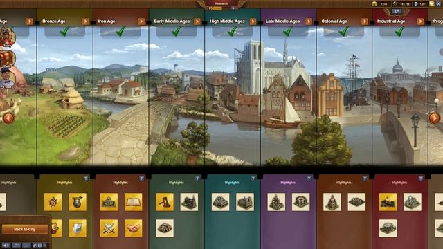 Forge Of Empires Выпуск 159 (Новый вид древа технологий)