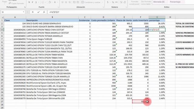 Curso Excel 2016, Excel 2019, Excel 365: 34.- Referencias Absolutas en Excel смотреть онлайн