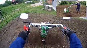 Первый тест в поле мотоблока Aurora 1400 + информация о мотоблоке Aurora 1050 advance