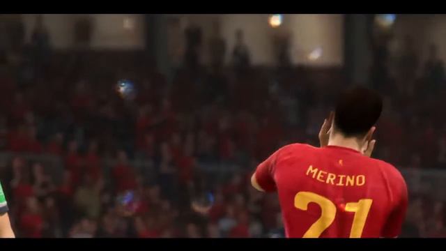 МЯЧТВ ИСПАНИЯ-РОССИЯ отборочный матч EURO 2024 FIFA21
