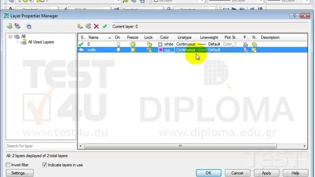 AutoCad - Δημιουργία Layer смотреть онлайн