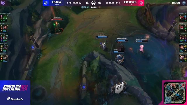 BARÇA ESPORTS VS GUASONES - JORNADA 14 - SUPERLIGA - PRIMAVERA 2024 - LEAGUE OF LEGENDS