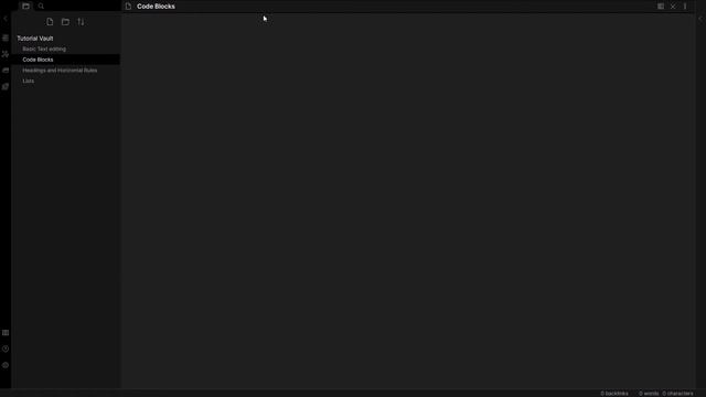 Obsidian.md Basics | How to use Code Blocks/Fences смотреть онлайн