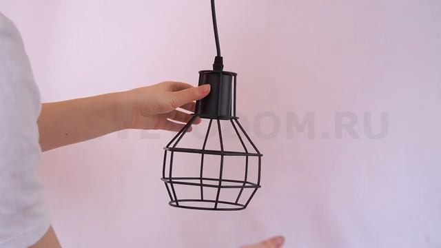 Светильник подвесной Arte Lamp A1109SP-1BK смотреть онлайн