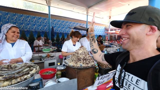 Uzbekistan STREET FOOD Tour Of Chorsu Bazaar - Hasib, Honim & Norin | Tashkent, Uzbekistan