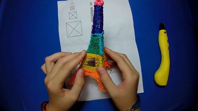 Эйфелева башня. #EiffelTower С помощью 3D ручки. смотреть онлайн