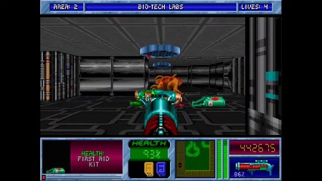 Blake Stone Planet Strike HD - Area 02 Bio Tech Labs - Veteran - All Secrets смотреть онлайн