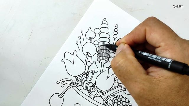 How To Draw A Zen Doodle ♡ Zentangle Art For Beginners