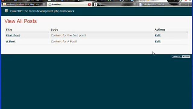 Cakephp Blog Tutorial Part 7 - Using the Delete Method and Clean up смотреть онлайн