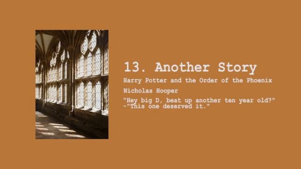 A soft Harry Potter playlist