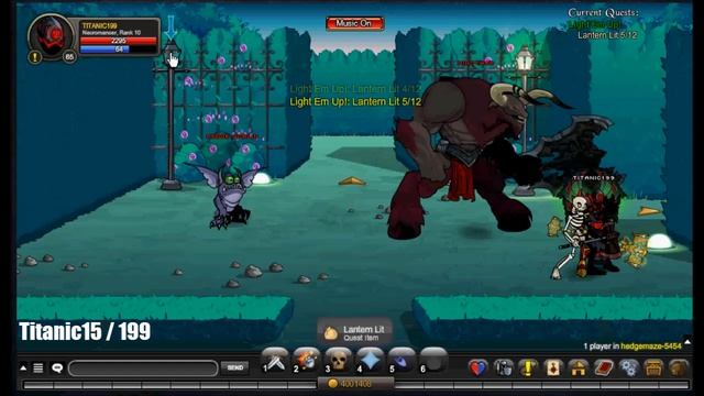 AQ Worlds "Light Em Up!" (Quest) смотреть онлайн