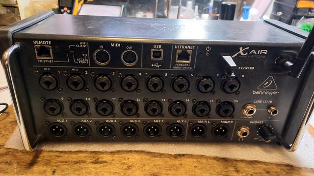 Малышок рабочая лошадка XR18 Behringer Midas repair смотреть онлайн