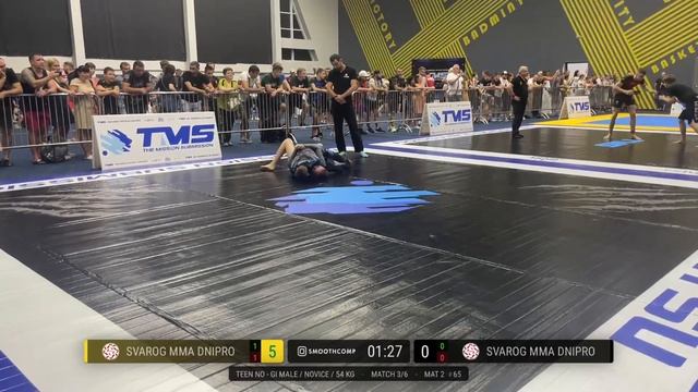 [Mat 2] TMS DNIPRO Regional Jiu-Jitsu Tournament смотреть онлайн