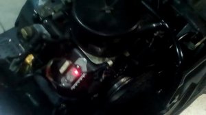 Работа двигателя kohler снегохода Буран 4т с зажиганием ВАЗ