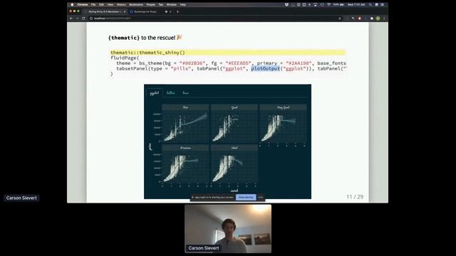 R/Pharma 2020 Day 2. Carson Sievert. Styling Shiny & R Markdown with bootstraplib & thematic смотреть онлайн