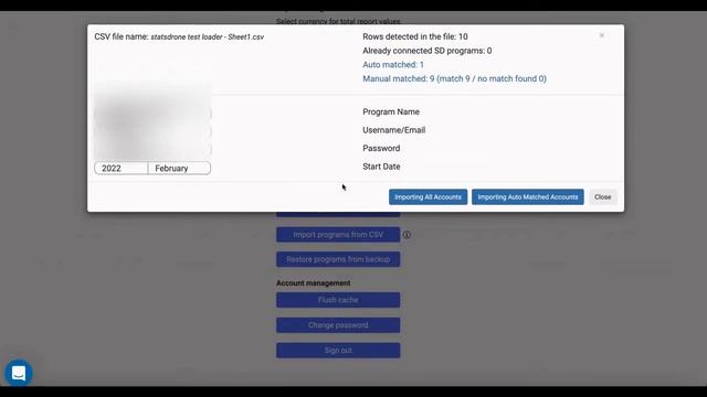 Bulk import csv file of affiliate program data in statsdrone смотреть онлайн