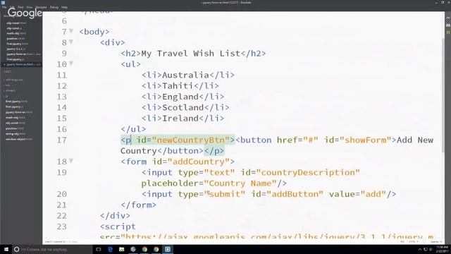Web 150 Intro to JS 2/22/17 jQuery Part 2 смотреть онлайн