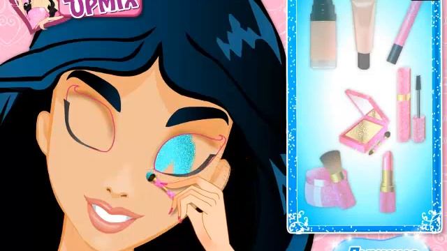 Уроки макияжа для принцесс Диснея Dress Upmix смотреть онлайн