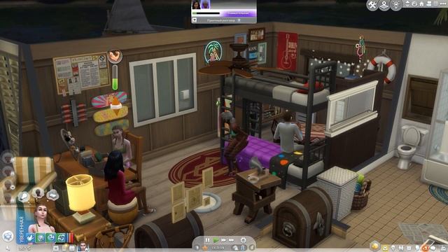 Неудачно влезла - Челлендж Sims 4 Русалка-Пчеловод #6 смотреть онлайн