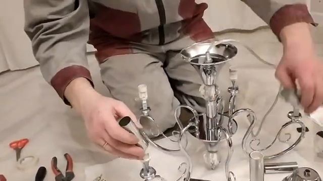 Как собрать люстру – снято на видео смотреть онлайн