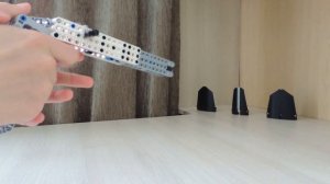 Автоматический пистолет из Lego EV3! Демонстрация!