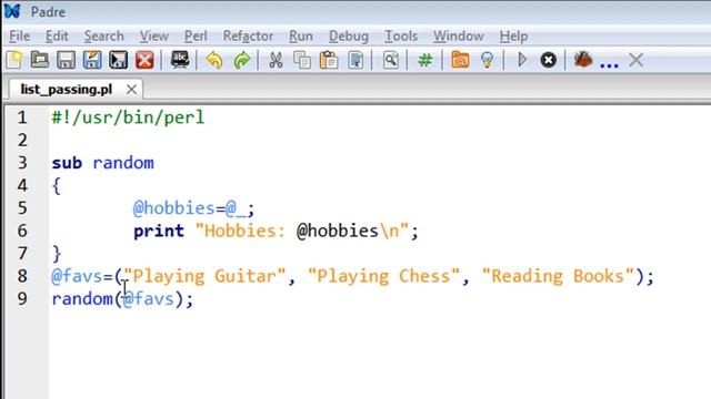 Perl Tutorial - 48: Passing List to Subroutine смотреть онлайн