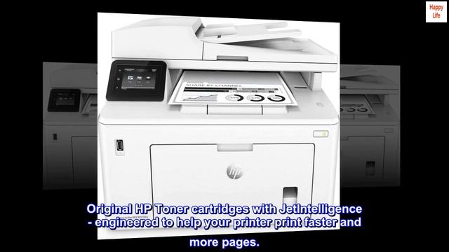 HP LaserJet Pro MFP M227fdw Wireless Monochrome All-in-One Printer With Built-in Ethernet