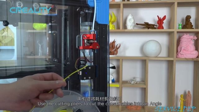 Service tutorial Ender - 6 clean the nozzle with needle смотреть онлайн