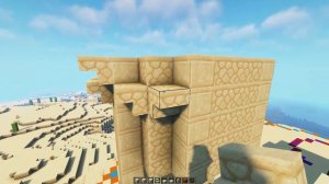 Minecraft: How to build a Desert Castle | Tutorial [part1]