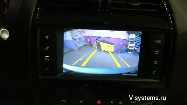 Камера заднего вида с динамической разметкой для Jaguar F-pace смотреть онлайн