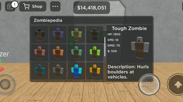 All Zombie Variants in the Zombiepedia (August 14th, 2022) - Roblox Undead Defense Tycoon смотреть онлайн