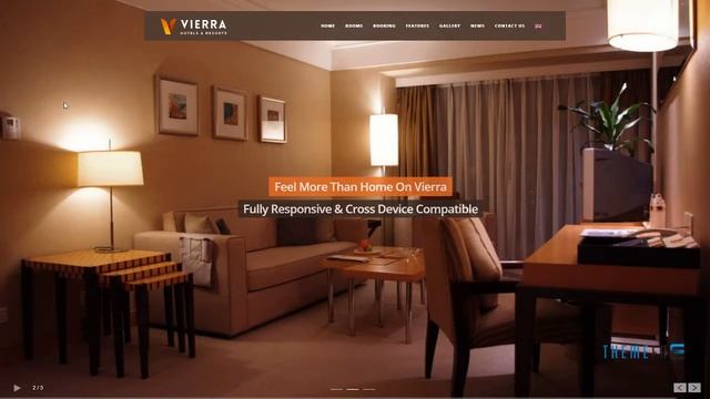 Vierra - Hotel, Resort, Inn and Booking WordPress Theme Melville смотреть онлайн