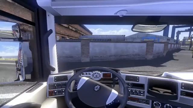 Euro Truck Simulator 2 Multimods Renault Magnum speed test смотреть онлайн