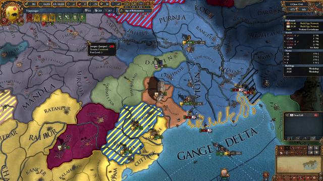Europa Universalis IV - Прохождение за Виджаянагар №8 смотреть онлайн