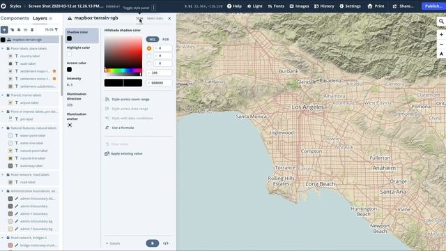 4/6 Update a Mapbox classic style - Add a terrain layer смотреть онлайн
