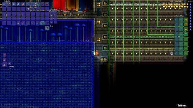 Автоматическая ферма грибов в Terraria 1.3 [Glowing Mushroom farm] смотреть онлайн