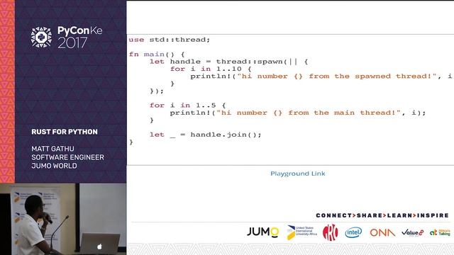 PyCon-KE 2017 - Rust for Python(istas) by Matt Gathu смотреть онлайн