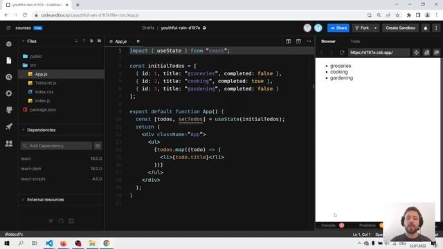 React Course, part 4.5: JSX: Repeating Elements смотреть онлайн
