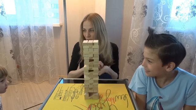 CHALLENGE JENGA | ВЫПОЛНЯЕМ НАКАЗАНИЯ Челлендж Дженга смотреть онлайн