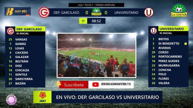 DEPORTIVO GARCILASO VS UNIVERSITARIO - LIGA 1 FECHA 7 - EN VIVO смотреть онлайн