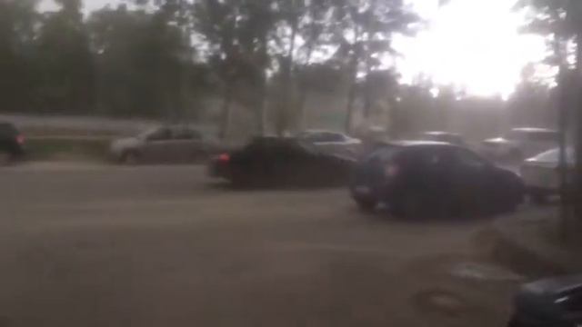 Ураган в Подмосковье . Жуковск