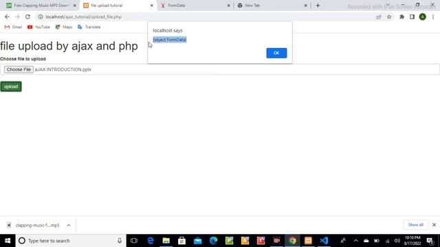 How to upload file using Ajax and php in urdu смотреть онлайн
