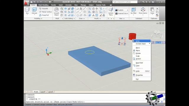 AutoCAD 2010 Tutorials Part 23 Conceptual Design смотреть онлайн