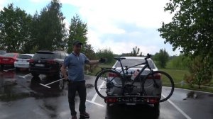 Как перевозить велосипеды на автомобиле. Велоплатформа Inter Pack Viking 3. Велокрепление.