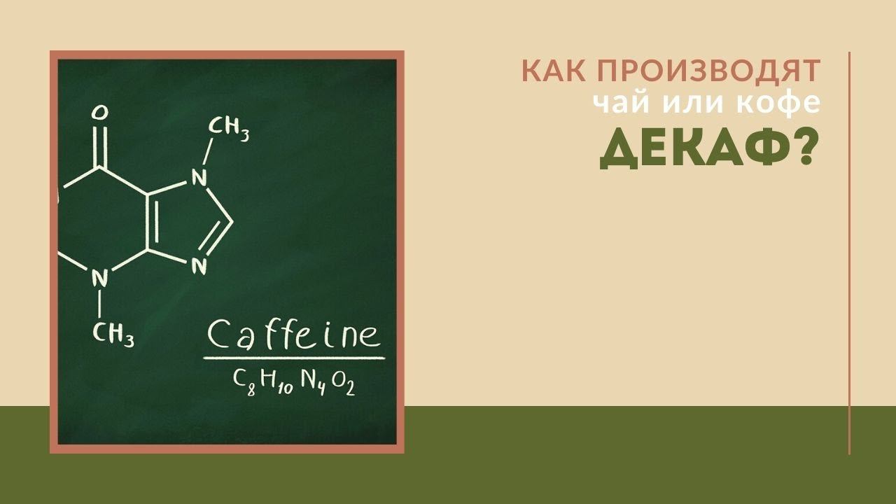 Как декофеинизировать кофе и чай? смотреть онлайн